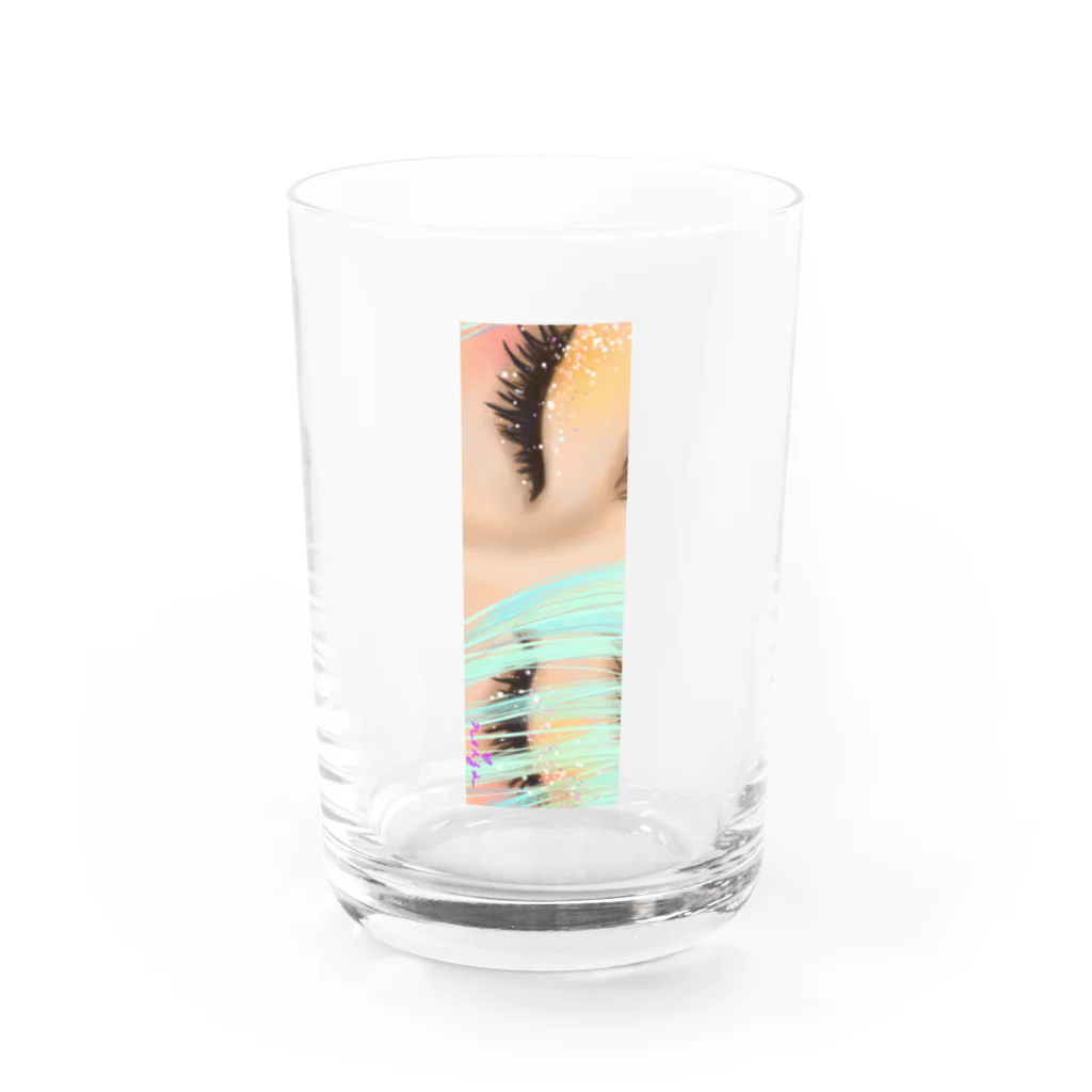 Ｍ✧Ｌｏｖｅｌｏ（エム・ラヴロ）の赤いくちびる💋（縦） Water Glass :front