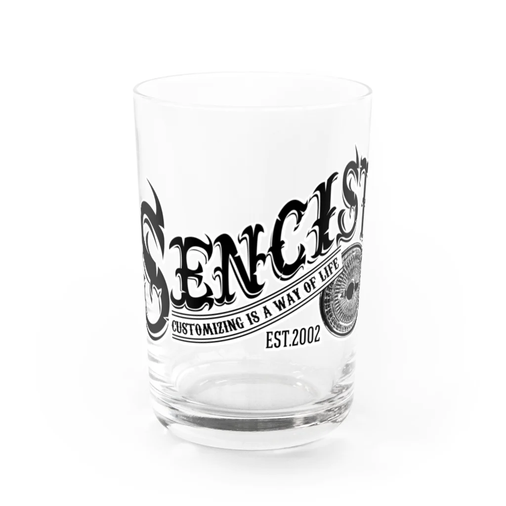 SencistWorks-ｾﾝｼｽﾄﾜｧｸｽ-のLOWSTYLE （白バック：濃色） Water Glass :front