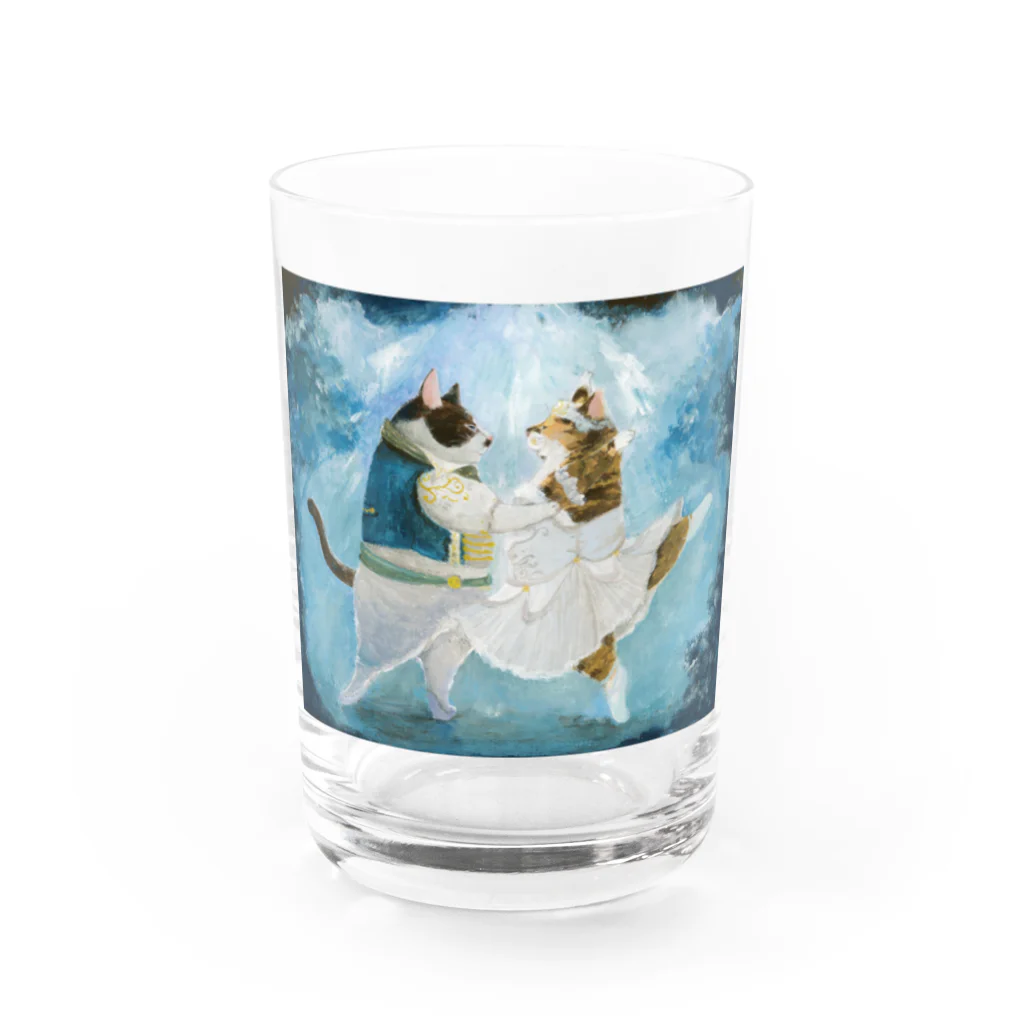 マルポレランドの僕の愛しの白鳥よ Water Glass :front