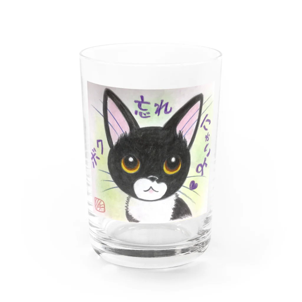 shimaneko megumi（しま猫めぐみ）のぼく忘れにゃいよ グラス前面