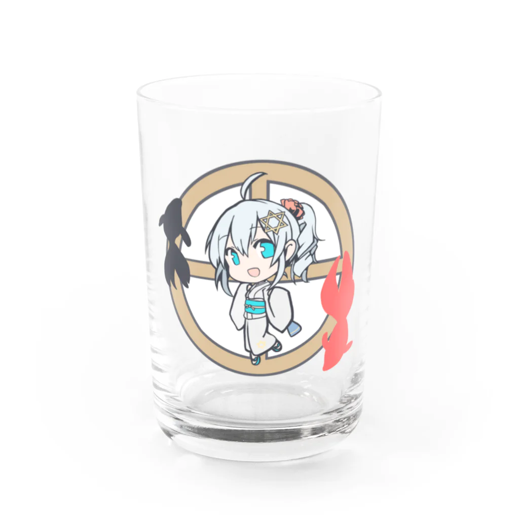 shiro.のGoldfish Glass 〜Noël〜 Water Glass :front