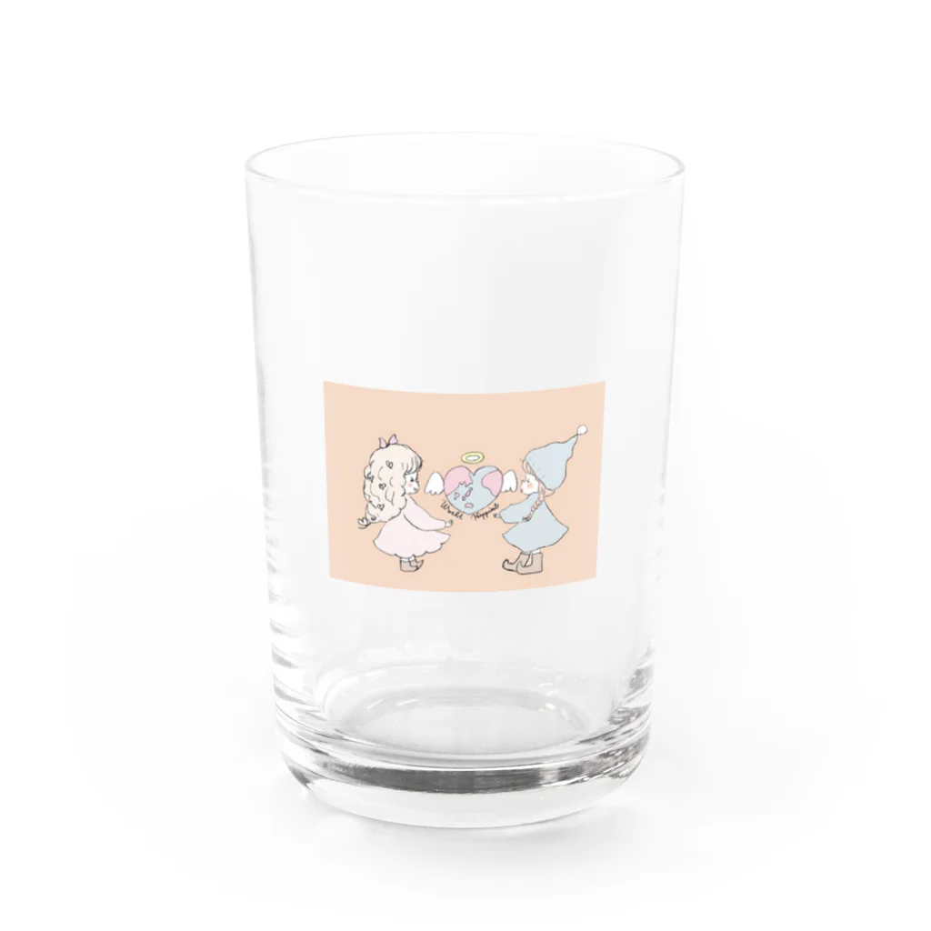 WorldHappiestのworld happiest Water Glass :front