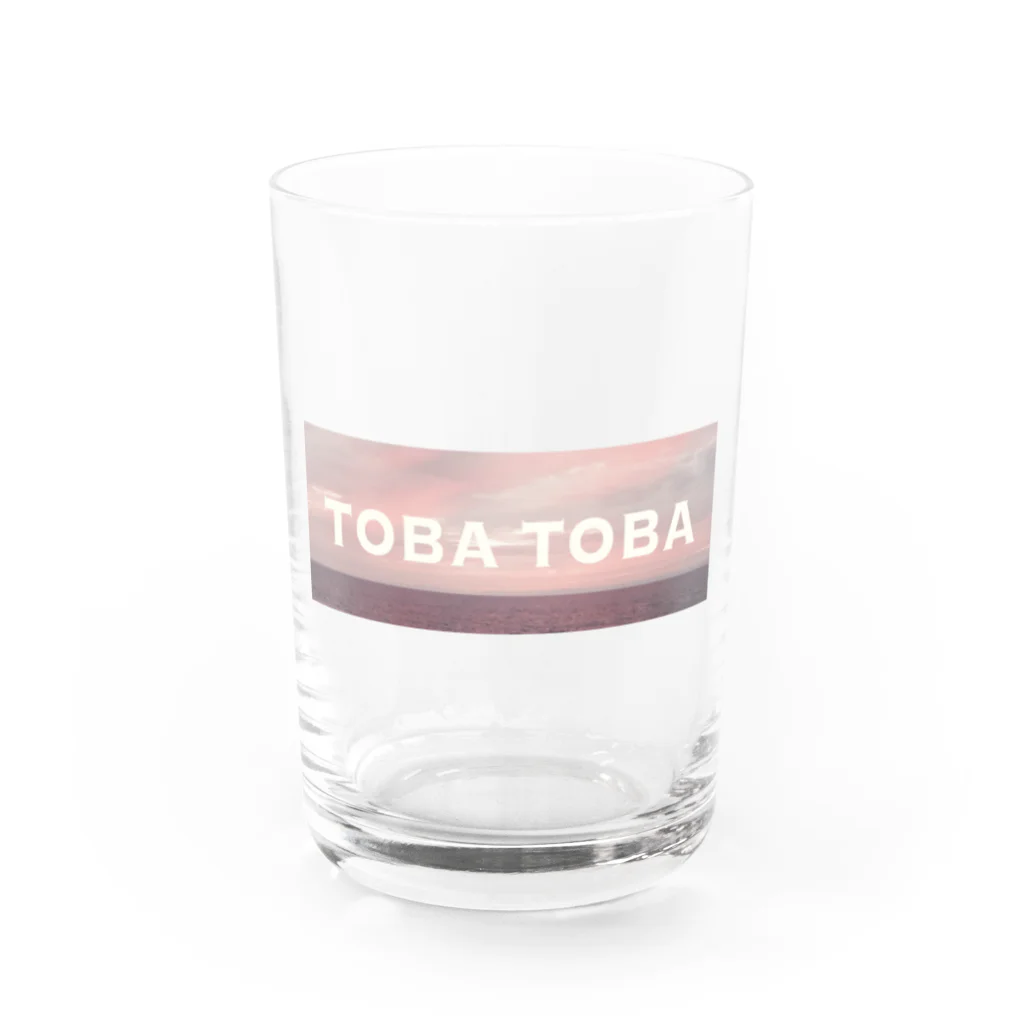 TOBA TOBA COLAのSUNSET TOBA TOBA  Water Glass :front