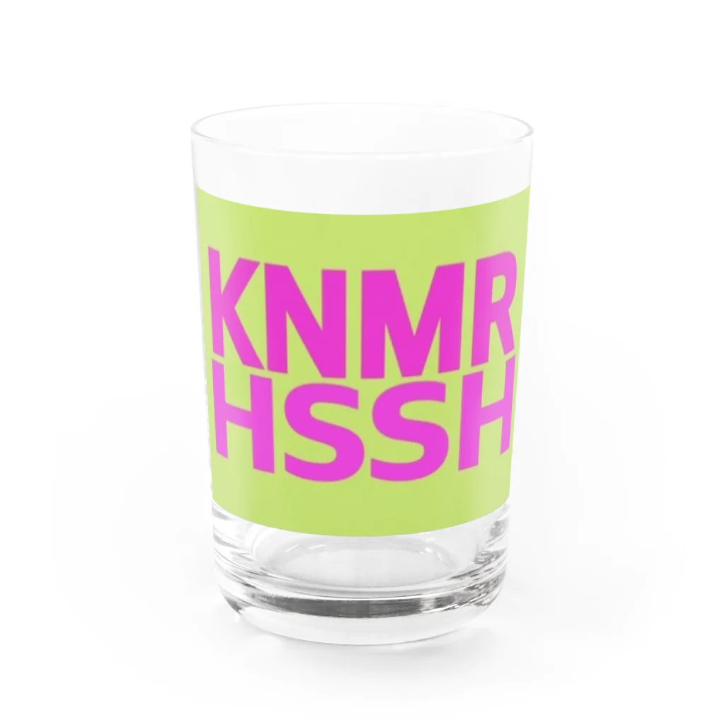 KNMR cityのKNMRライムグリーン Water Glass :front