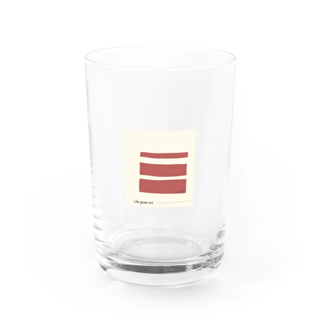 kayosaramuukのkayomuuk playfulness Water Glass :front