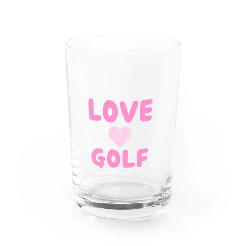 Girly*hガーリーエイチのLOVE GOLF Water Glass :front