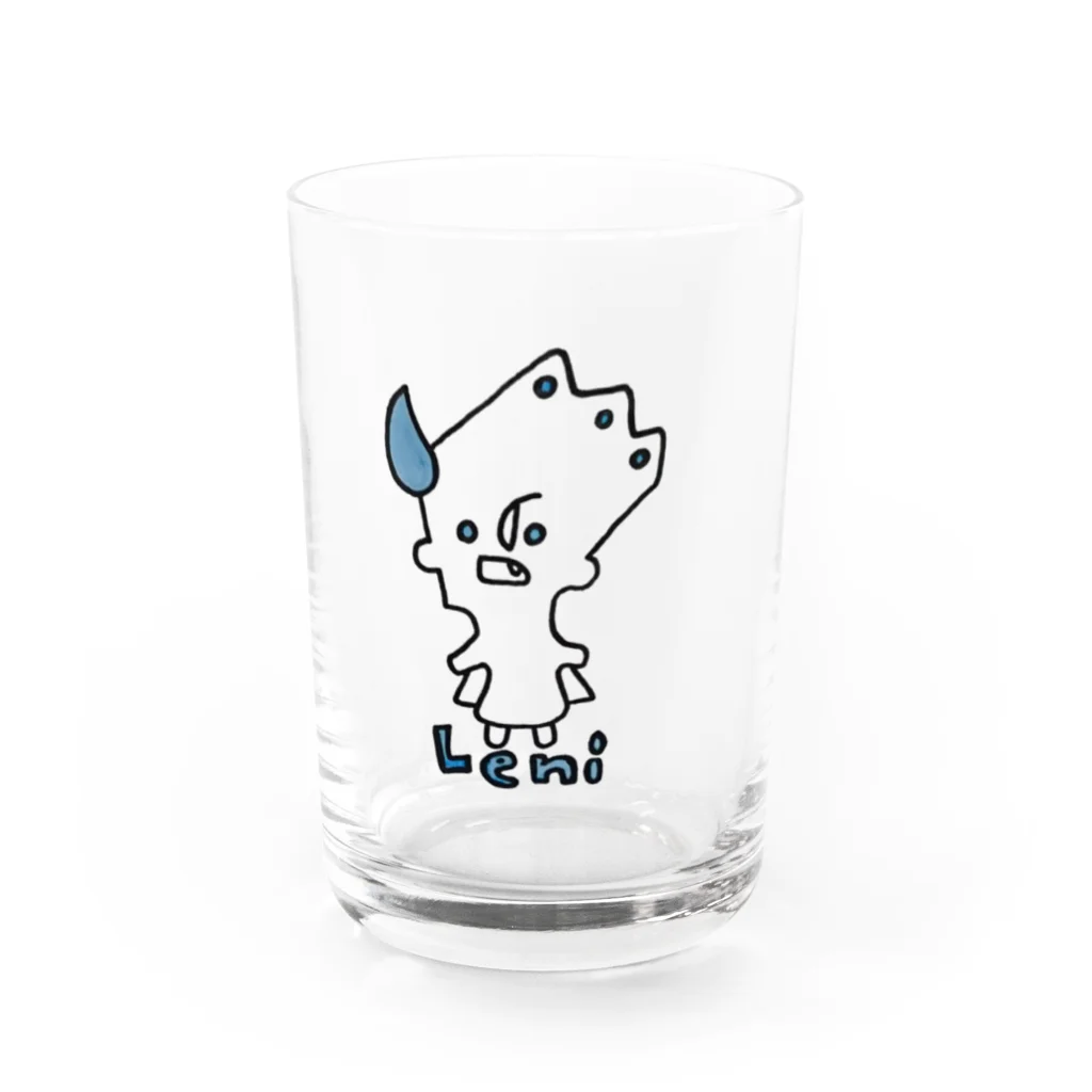 小豆丸の雨雲王子 レニ Water Glass :front