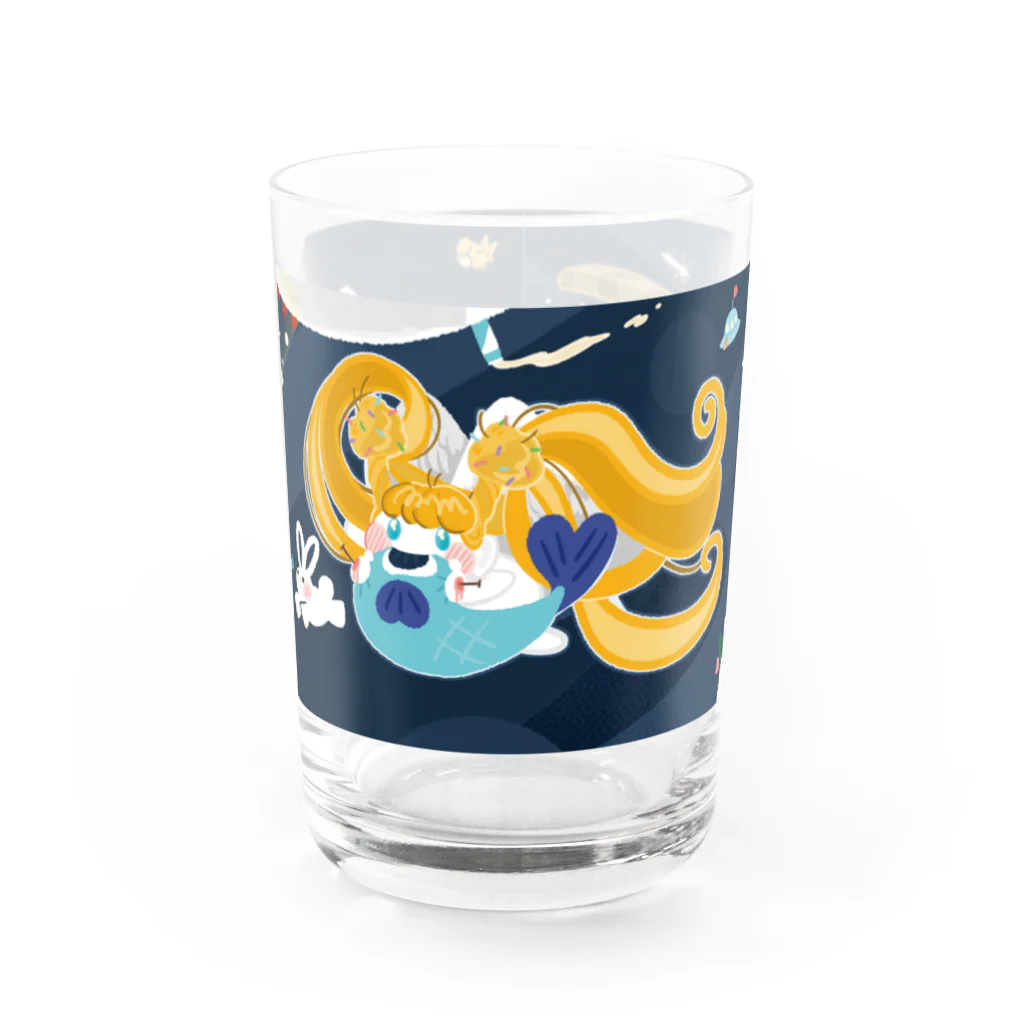 ないしょもち市場のFugamendel - galaxy ver. Water Glass :front