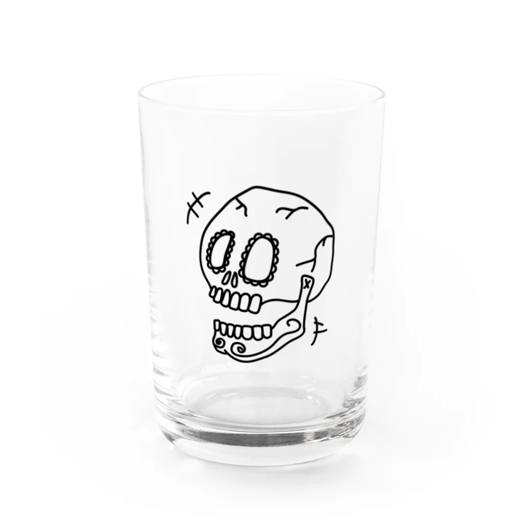 ナチュラルBONEキラーズのホネ＝アカルイーヤ Water Glass :front