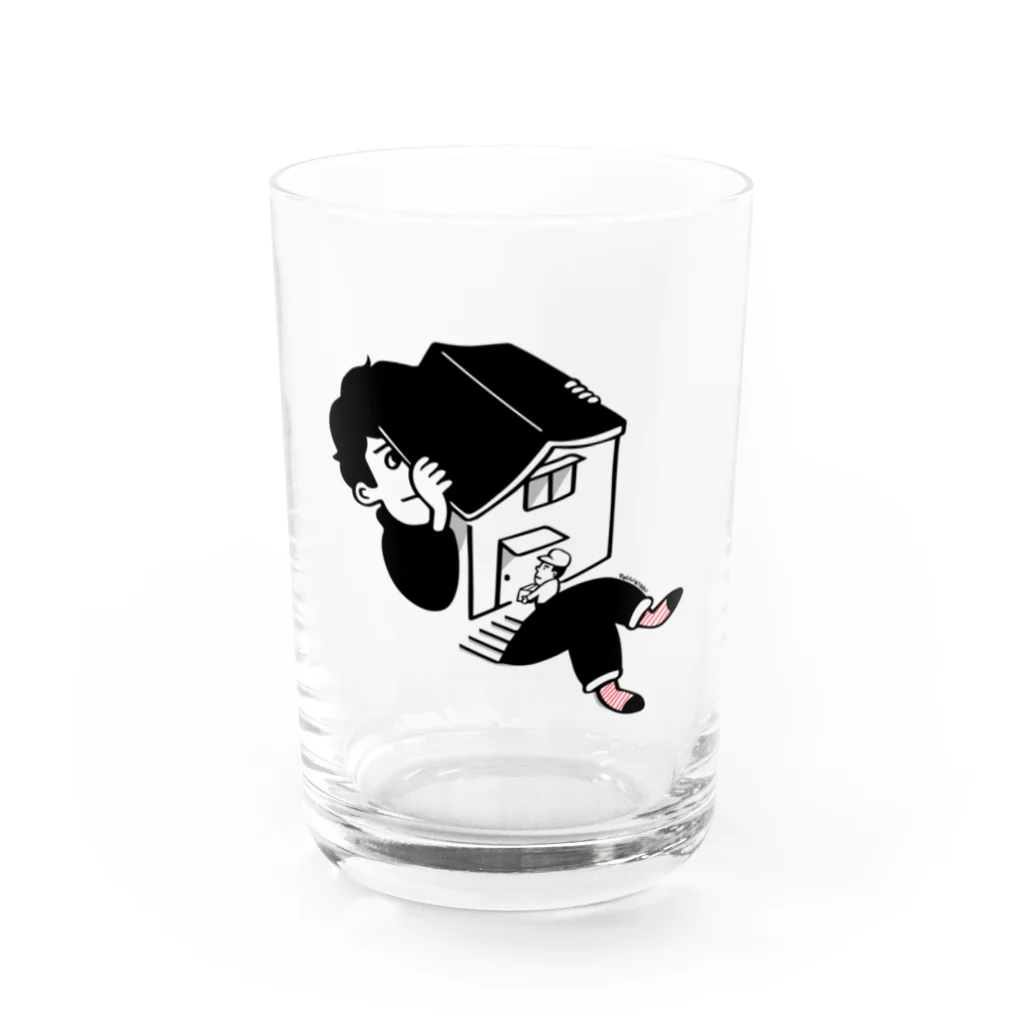 ヤギワタルのWater Glass :front