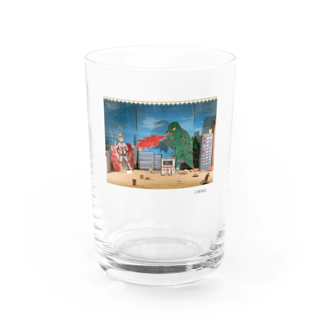 𝐄𝐁𝐈 𝐋'𝐈𝐌𝐈𝐍𝐀𝐋のモチラvsオレトラマン Water Glass :front