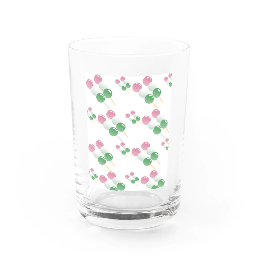 Interesante - インテレサンテの三色団子尽くし Water Glass :front