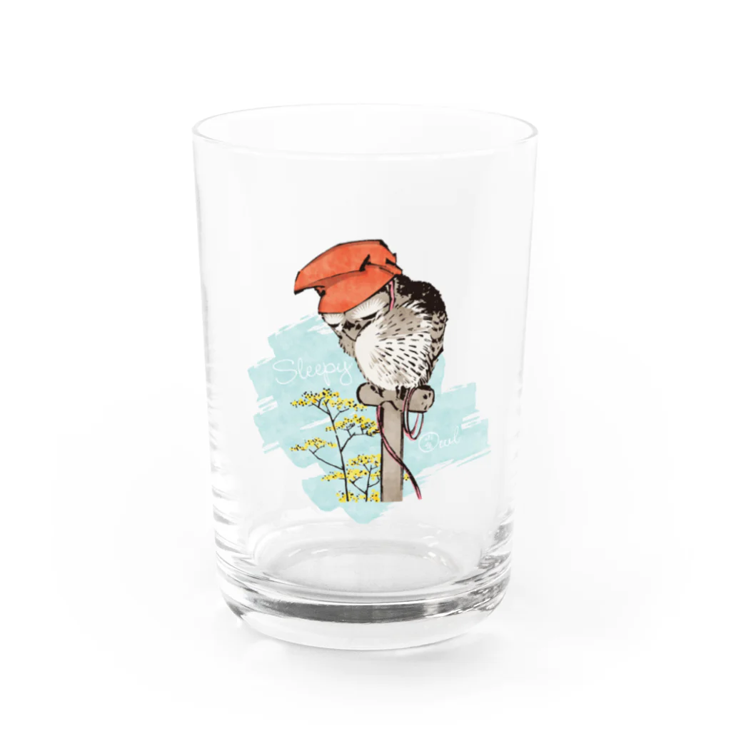 HIGEQLOの山鴞〜ふくろう〜 Water Glass :front