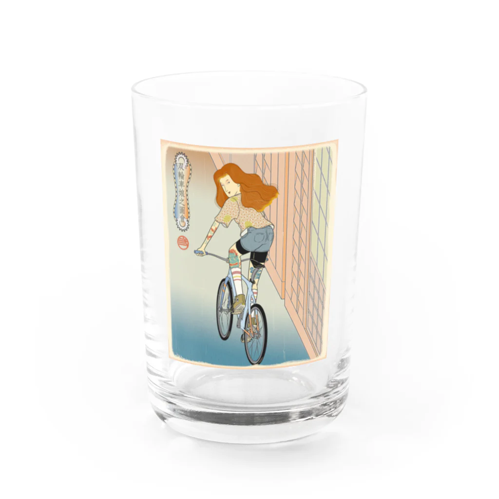 nidan-illustrationの"双輪車娘之圖會" 4-#1 Water Glass :front