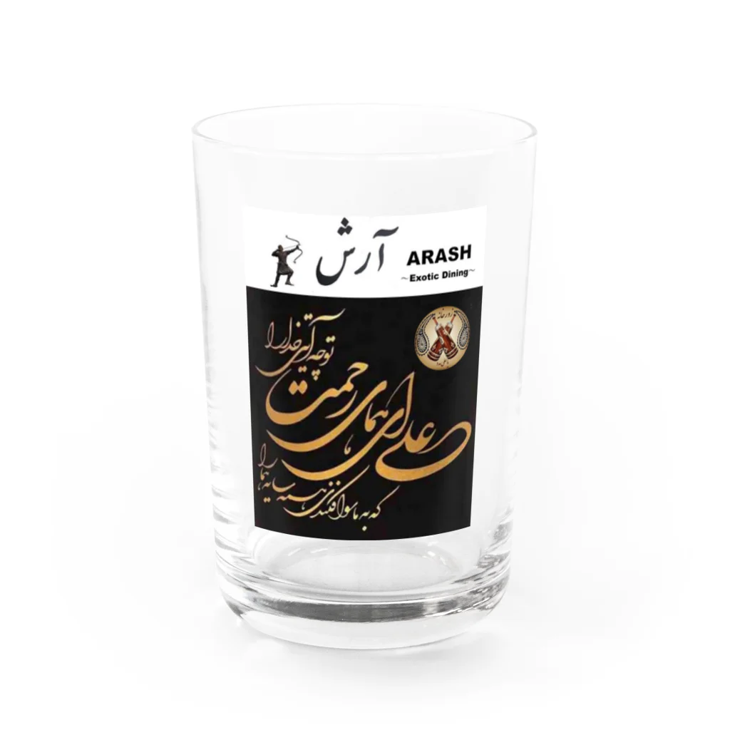 ARASH ～Exotic  Dining～のSpecial ARASH T-shirts Water Glass :front