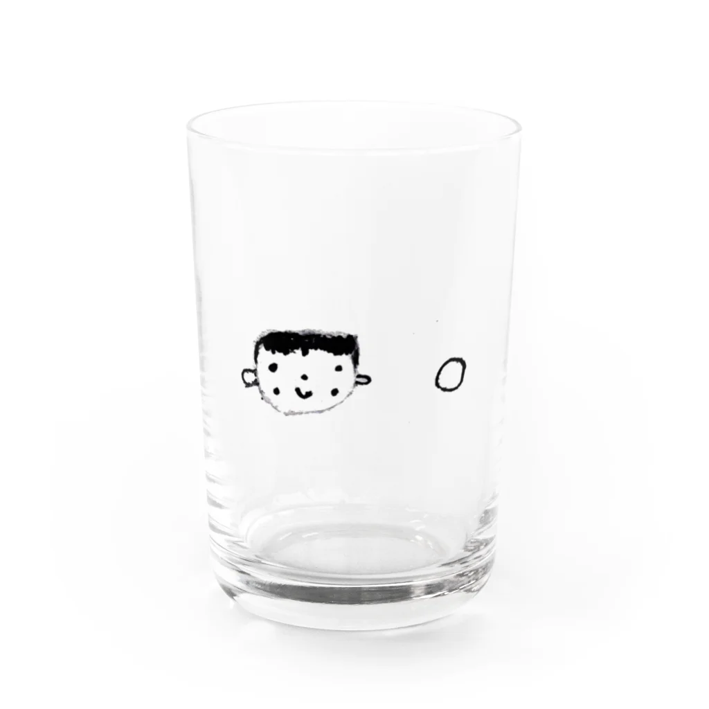 こどもえの○は、たまごだよ。 Water Glass :front