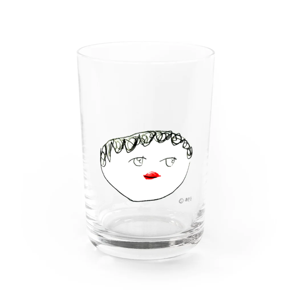 a&suのトメコちゃん Water Glass :front