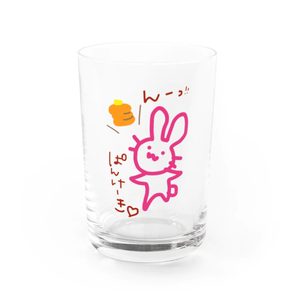 💗ゆかまるっぴーす⑅みそ児💗のうさまる⋆ᙏ̤̫͚*パンケーキ Water Glass :front