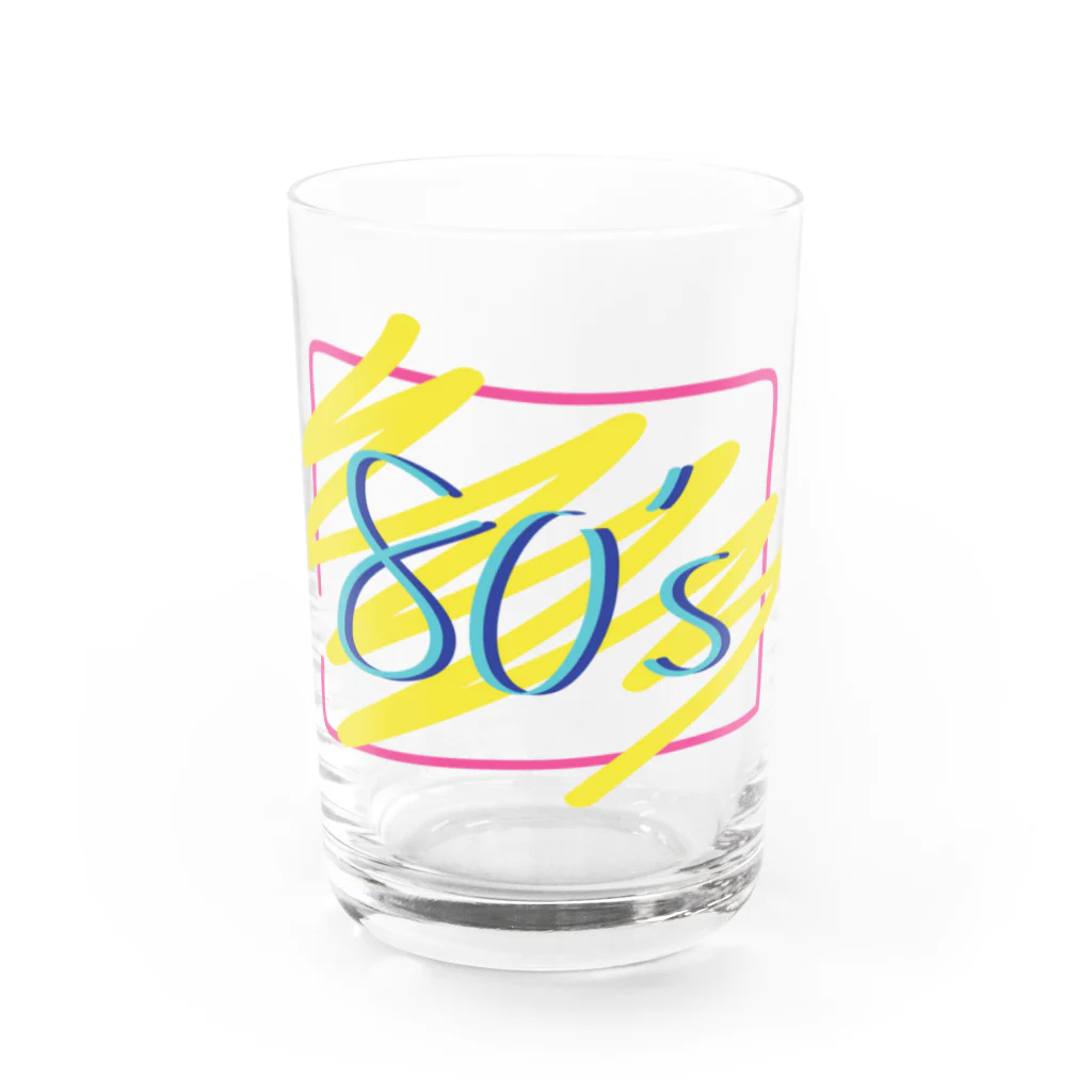 YAGEN's Baseの80's  Water Glass :front