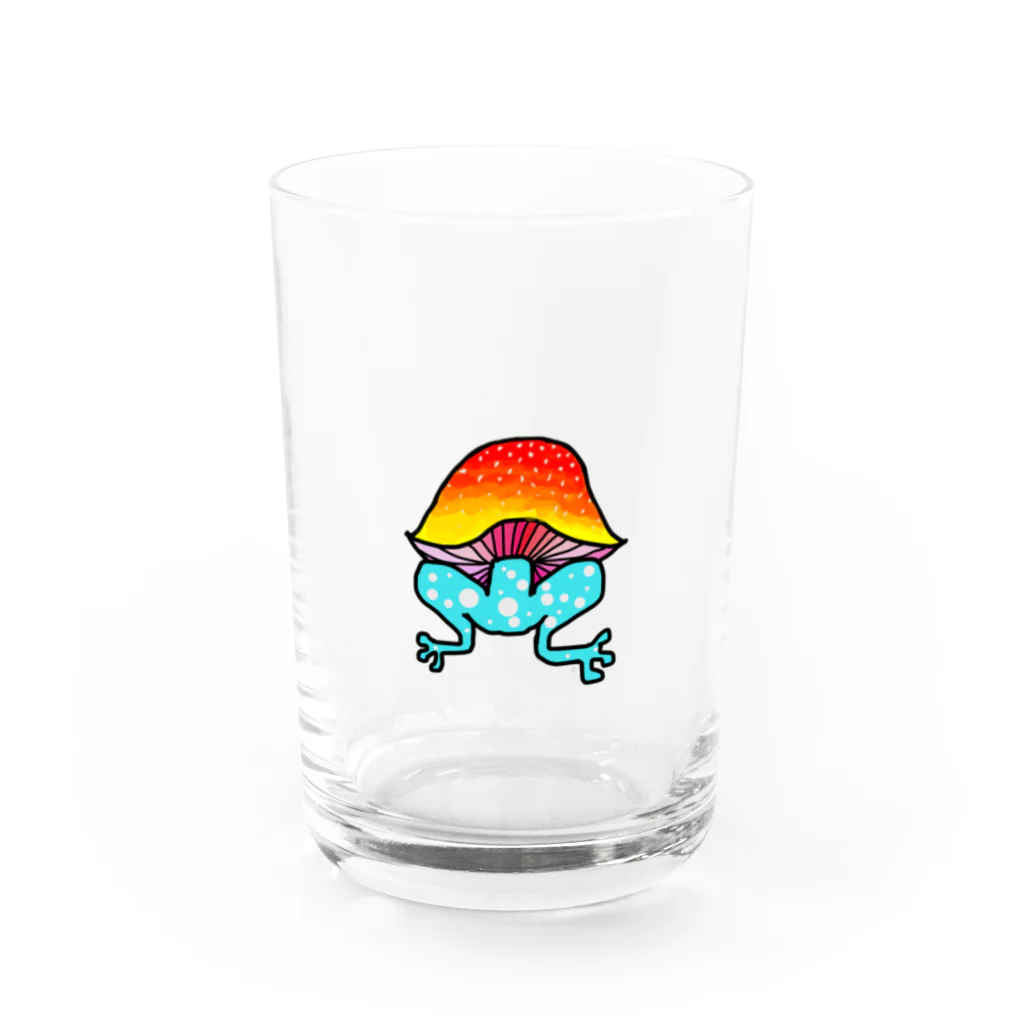 Regina Ｙ.Ｙのケロきのこ🐸 Water Glass :front