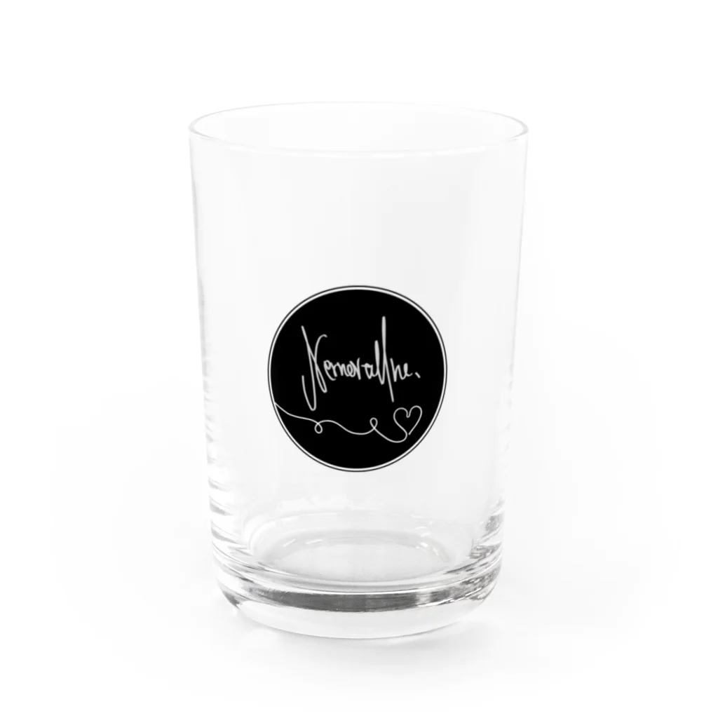 ネルネルテルネのネルネルテルネ ロゴ Water Glass :front