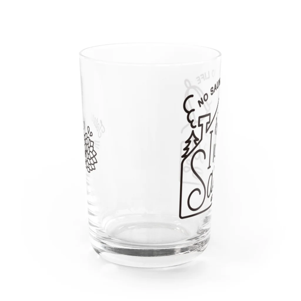 【公式】まるいねこのサウナー Water Glass :front