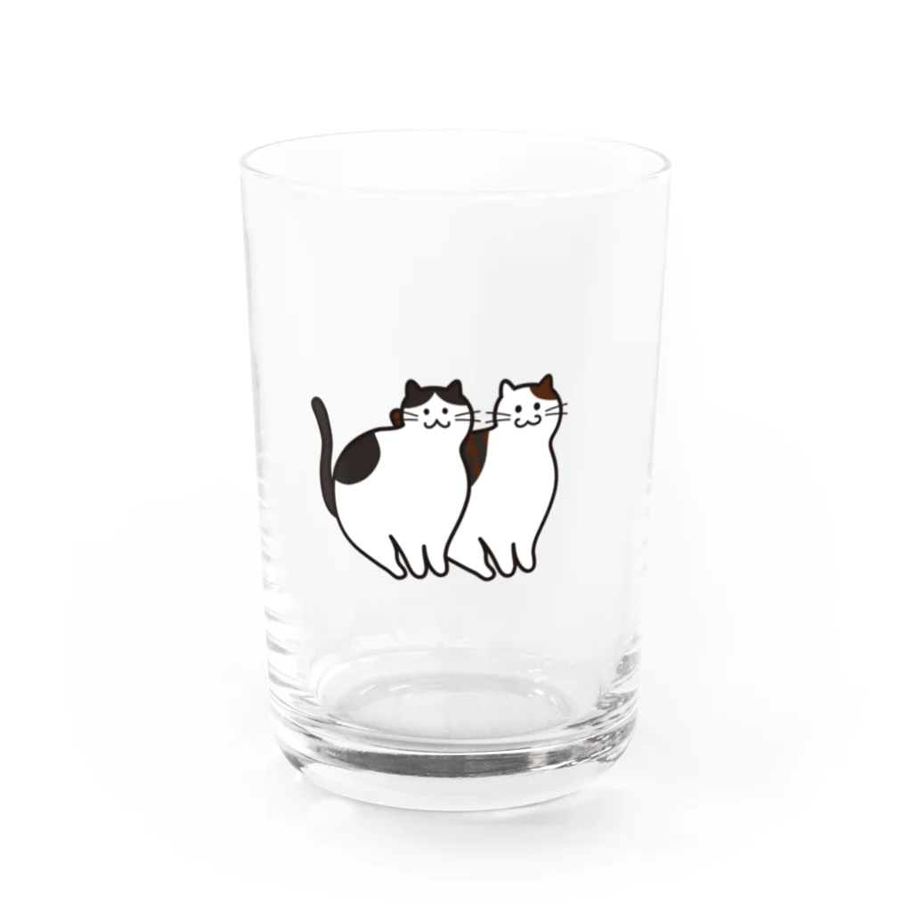 ARTISAN-CLOTHINGのゆいちゃん＆キイちゃん姉妹オーガニックTシャツ２ Water Glass :front