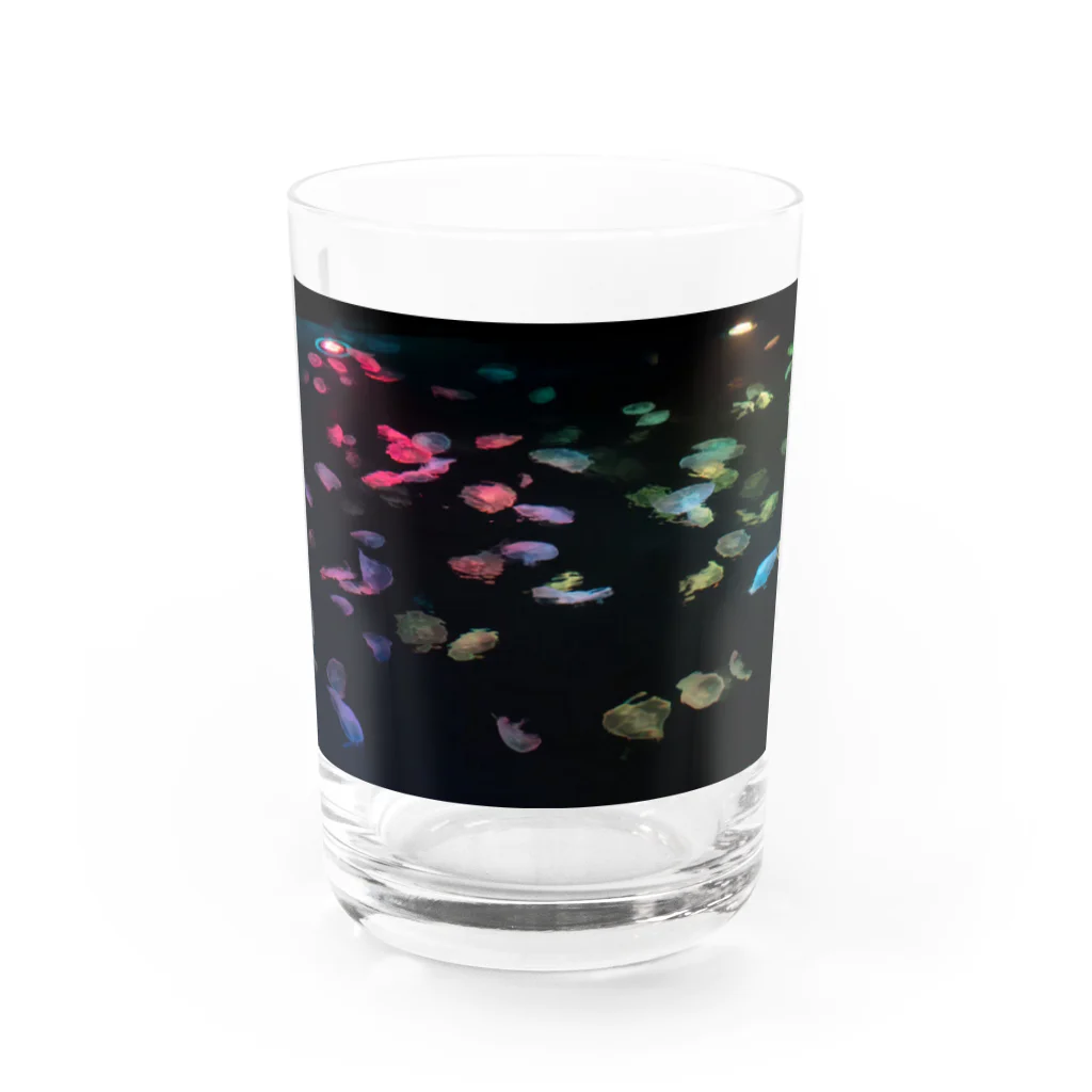 ウォーターブロックのレインボークラゲ Water Glass :front