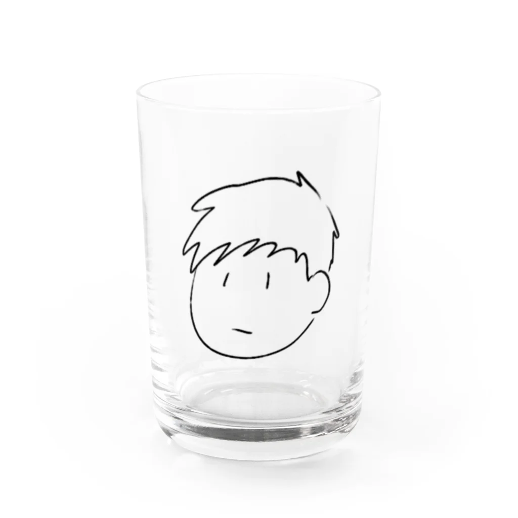 むむむの創作のウェルノくん Water Glass :front