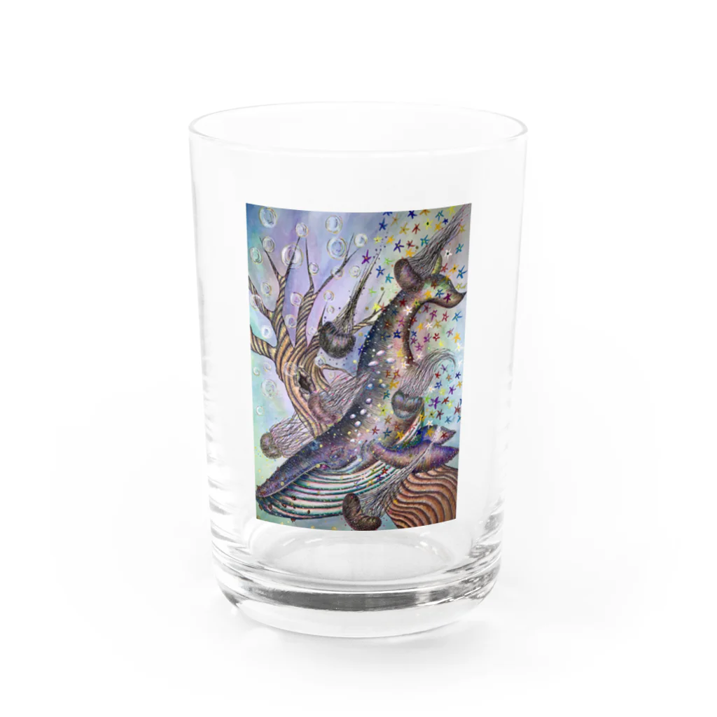 ピアノのみせの幻想鯨 Water Glass :front