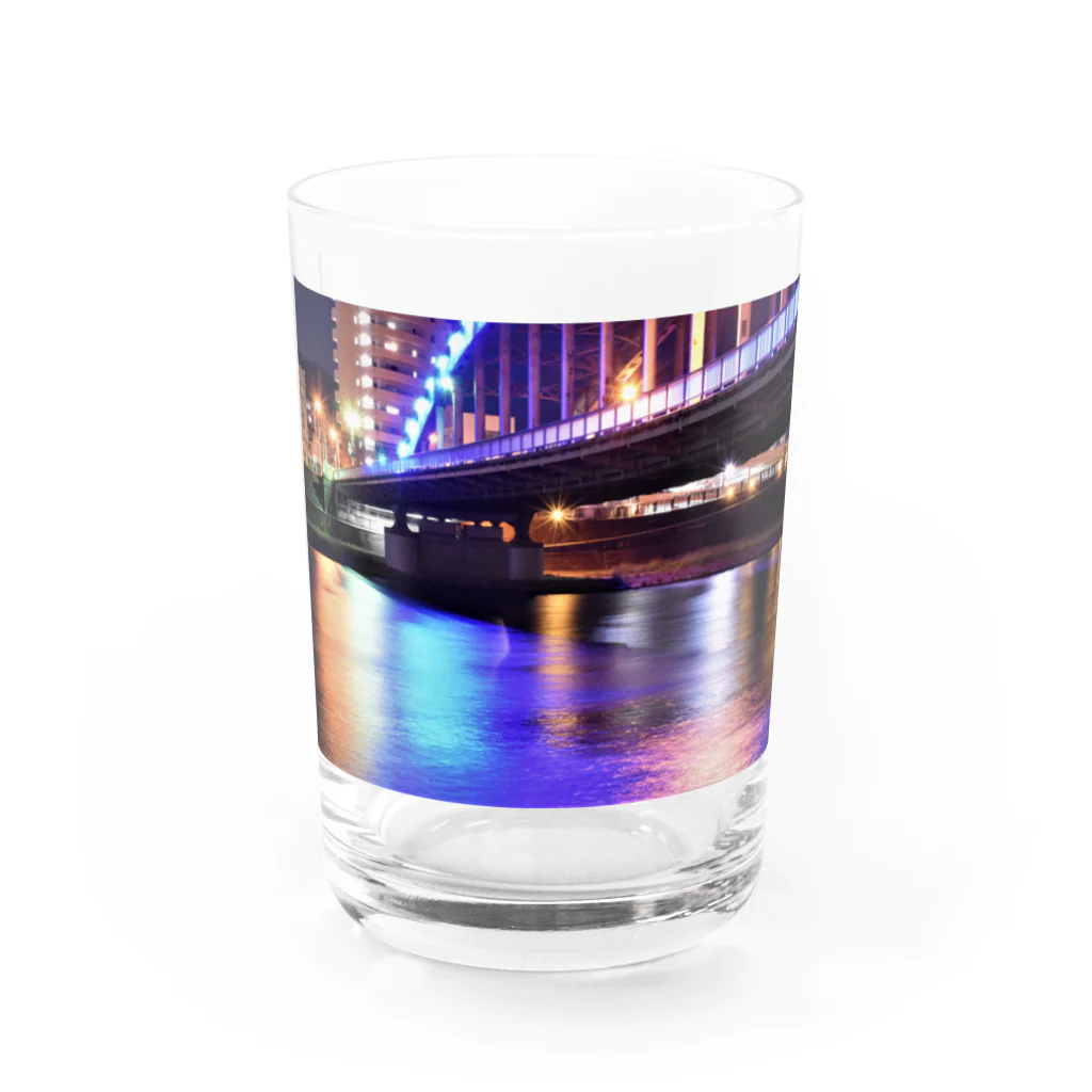 sanbiki4123  の御成橋 Water Glass :front