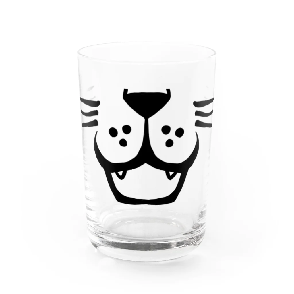 ショップ106のネコ科ップ『ライオン』 Water Glass :front