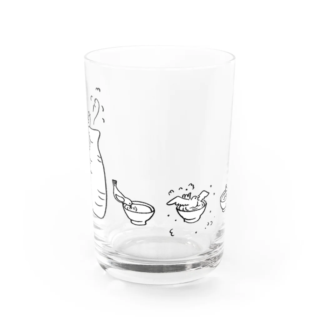 stereovisionの熱燗鳥 Water Glass :front