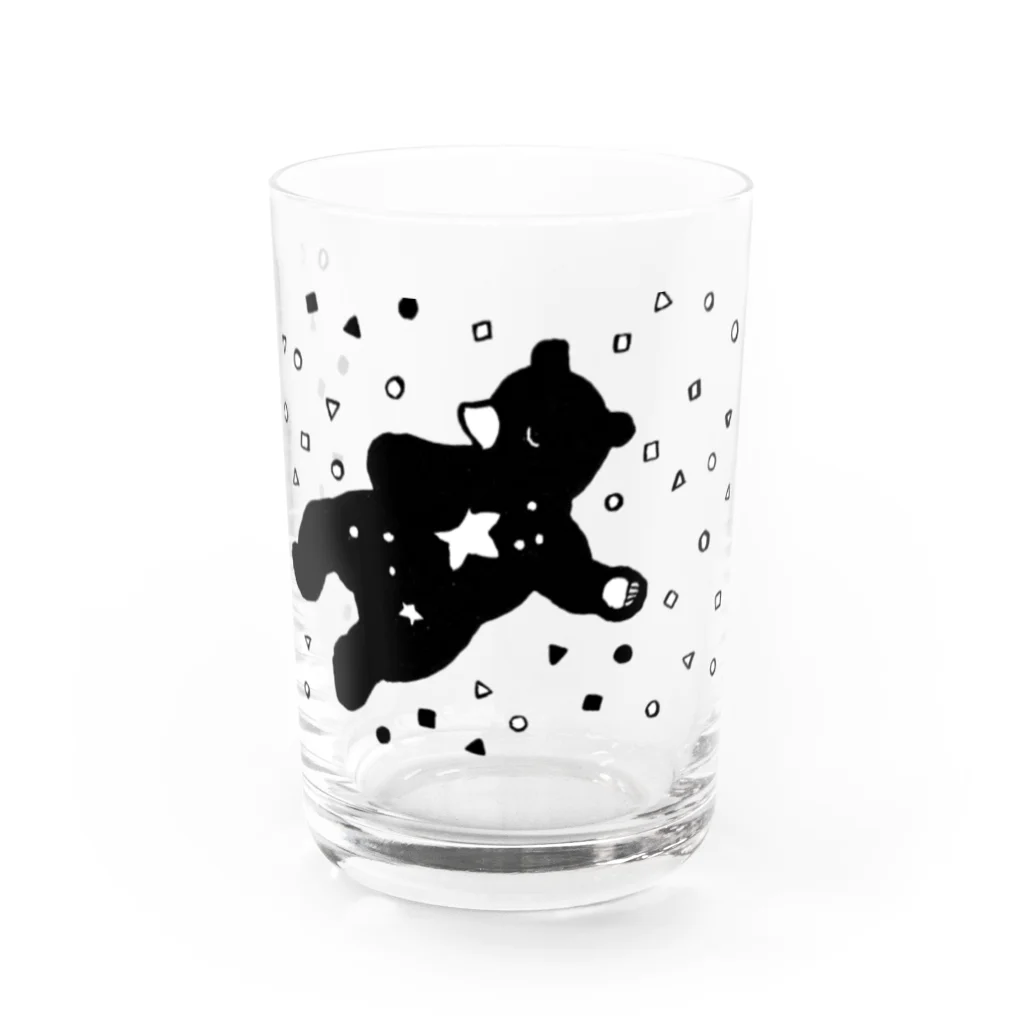 SAORI ym goods shopのツキノヨグマ小熊 Water Glass :front