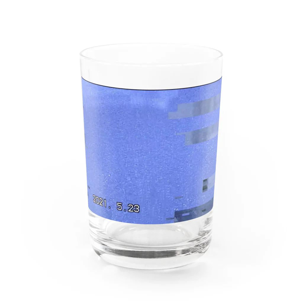 ディスク百合おんのminiDVテープ「天然グリッチ（青）」 グラス前面