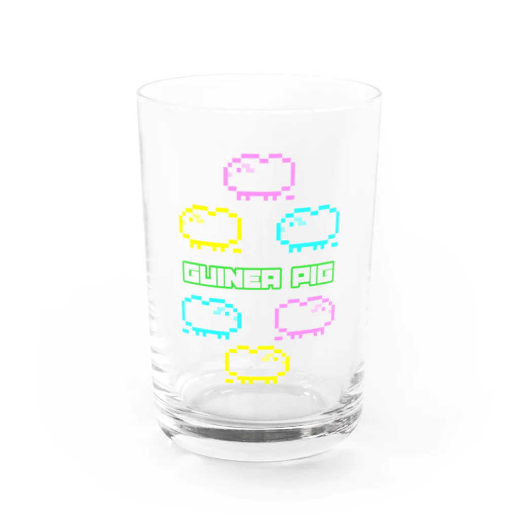 もんぺ＋MORPHEUSのカラフルモルドット Water Glass :front