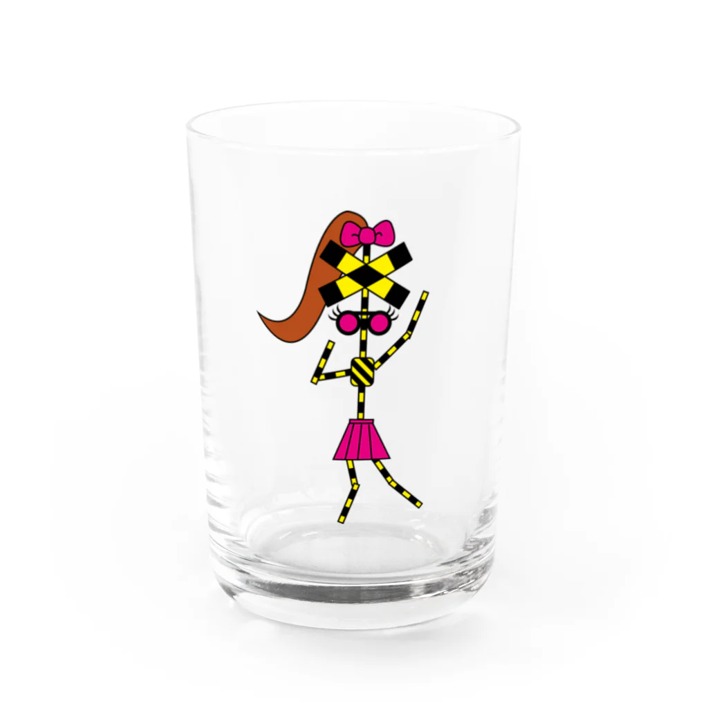 ゴロニャーのダサT屋さんのフミ子・スイーツ from ボールヘッズ Water Glass :front