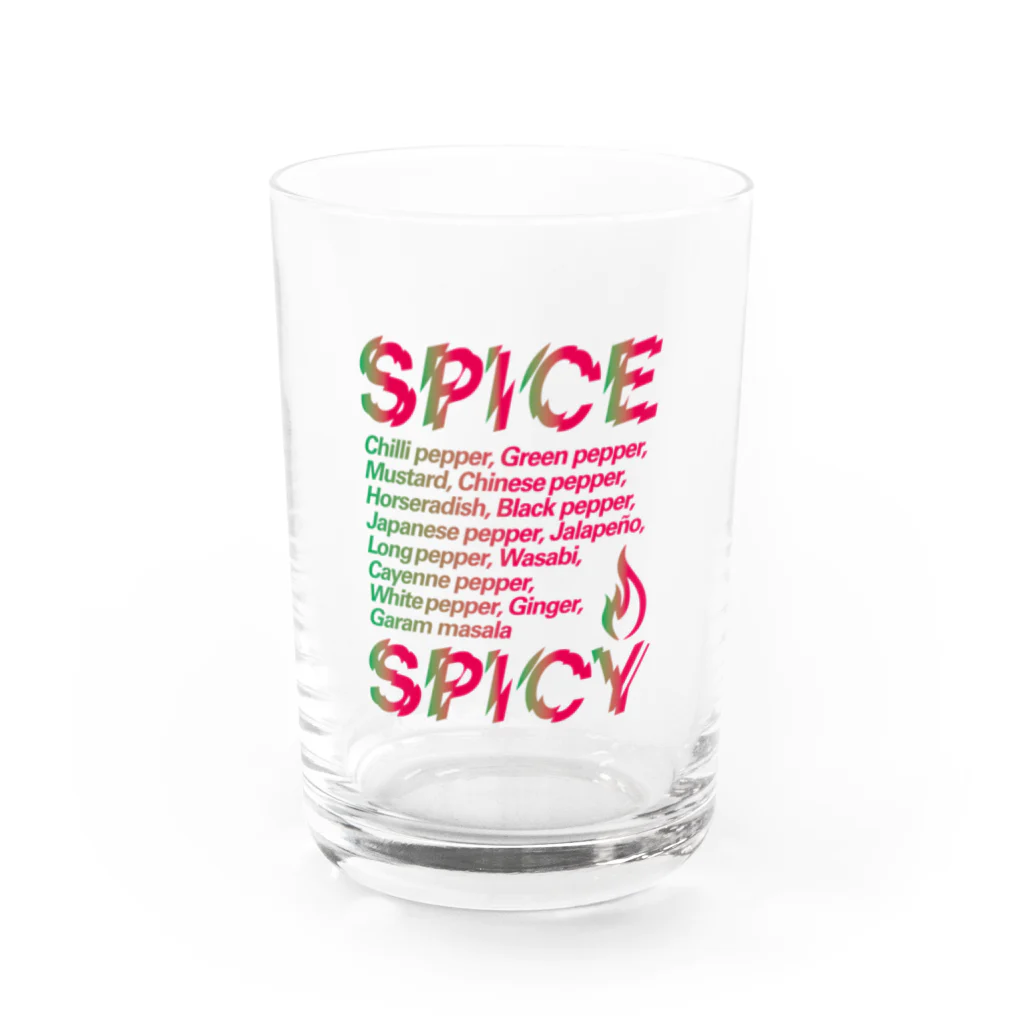 LONESOME TYPE ススのSPICE SPICY（Chili） Water Glass :front