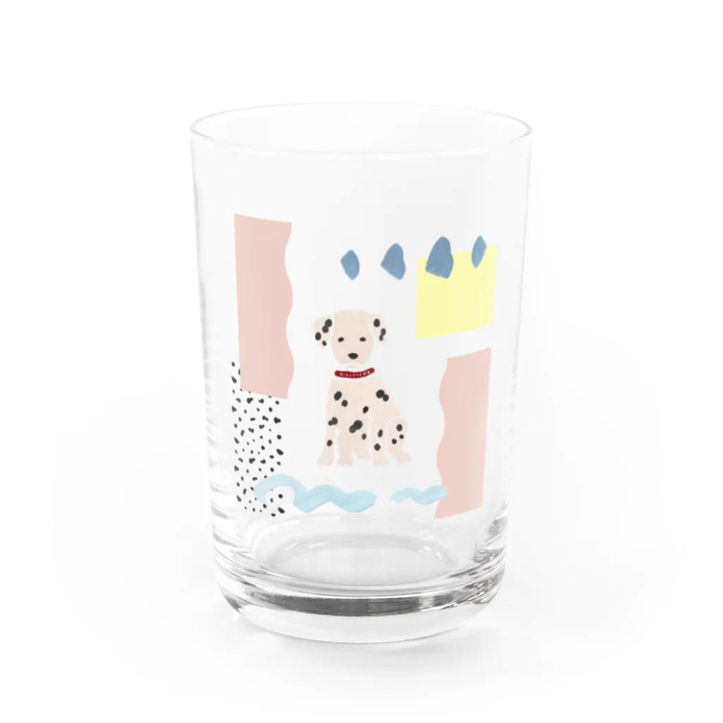 GOP storeの6/26発売　BIGLOVE約束犬(ダルメシアンちゃん) Water Glass :front