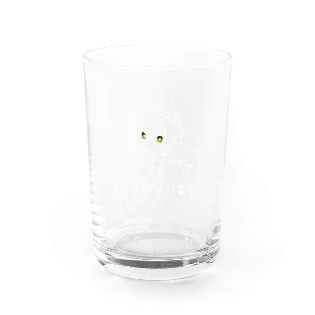 想生神社授与所の降臨こっぷ Water Glass :front