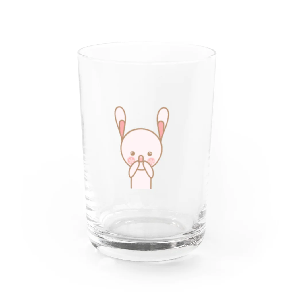 amuhina(あむひな)のうさぎのももうさ Water Glass :front