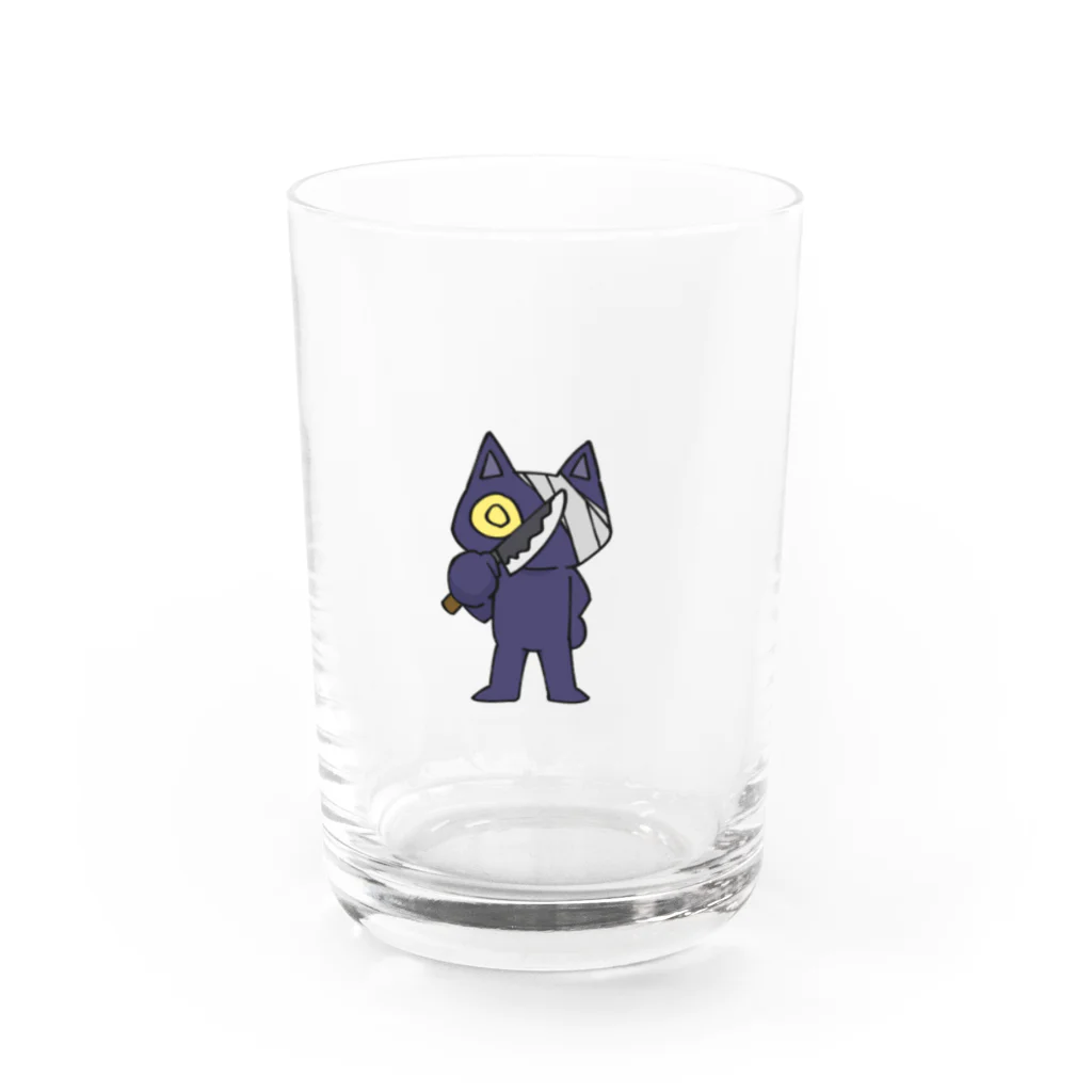 Nigoriの歴戦ねこ＿グラス Water Glass :front