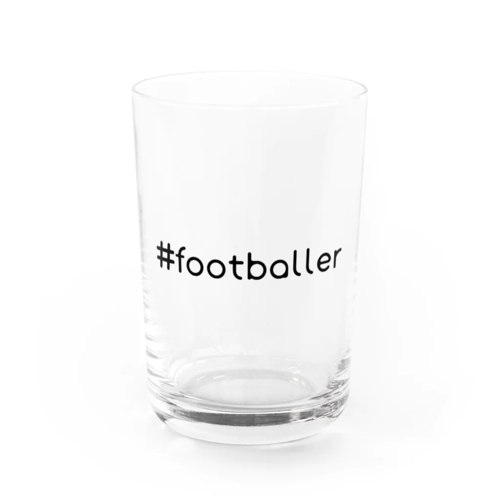 #footballerのfootballer Water Glass :front