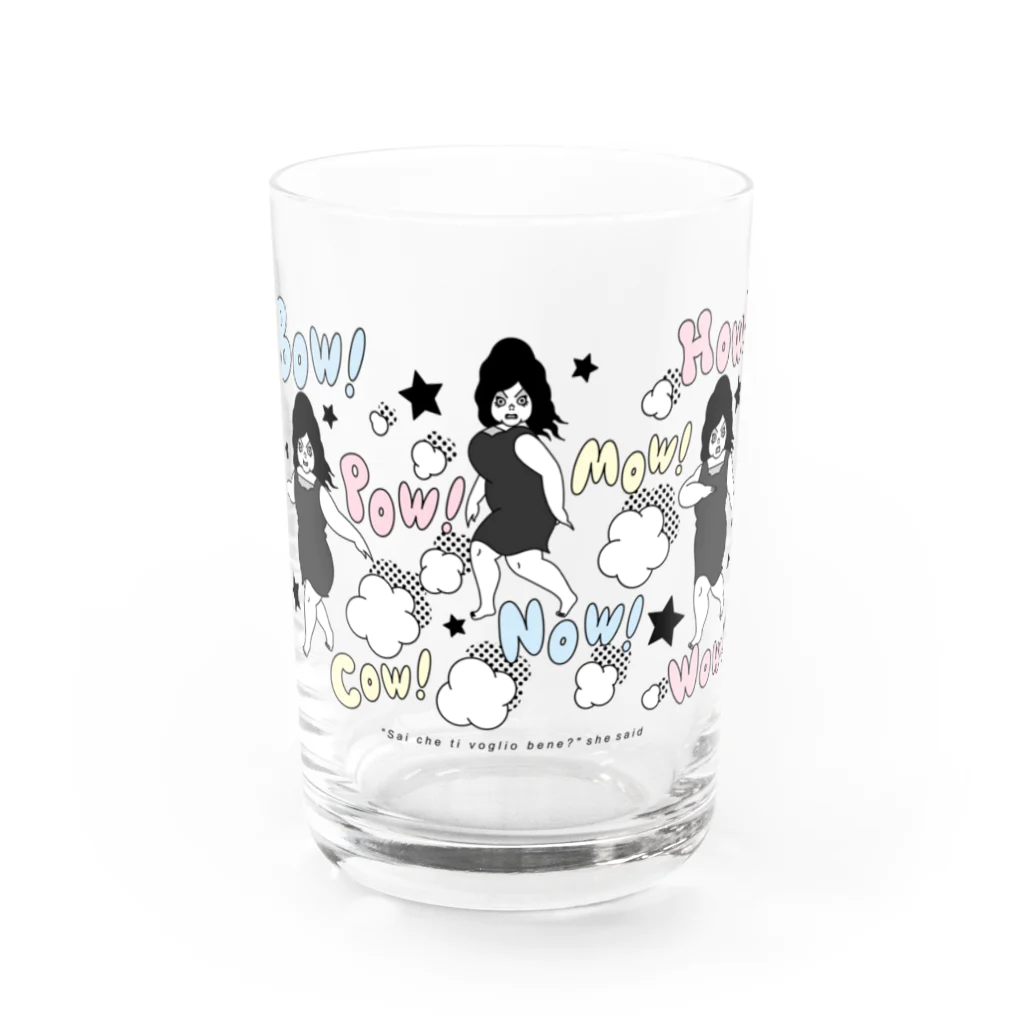 BLACKHOTCAKESのSaraghina! Water Glass :front