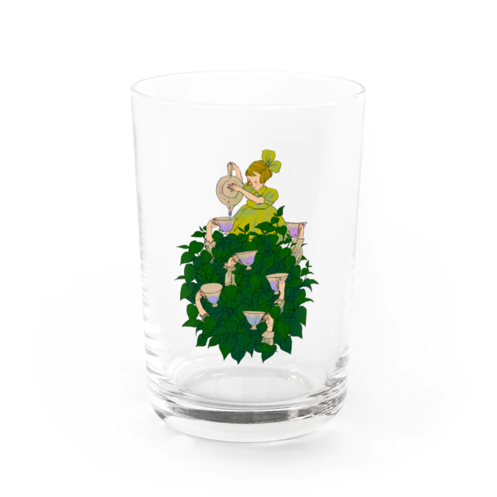 くらはしれいの紫陽花 Water Glass :front