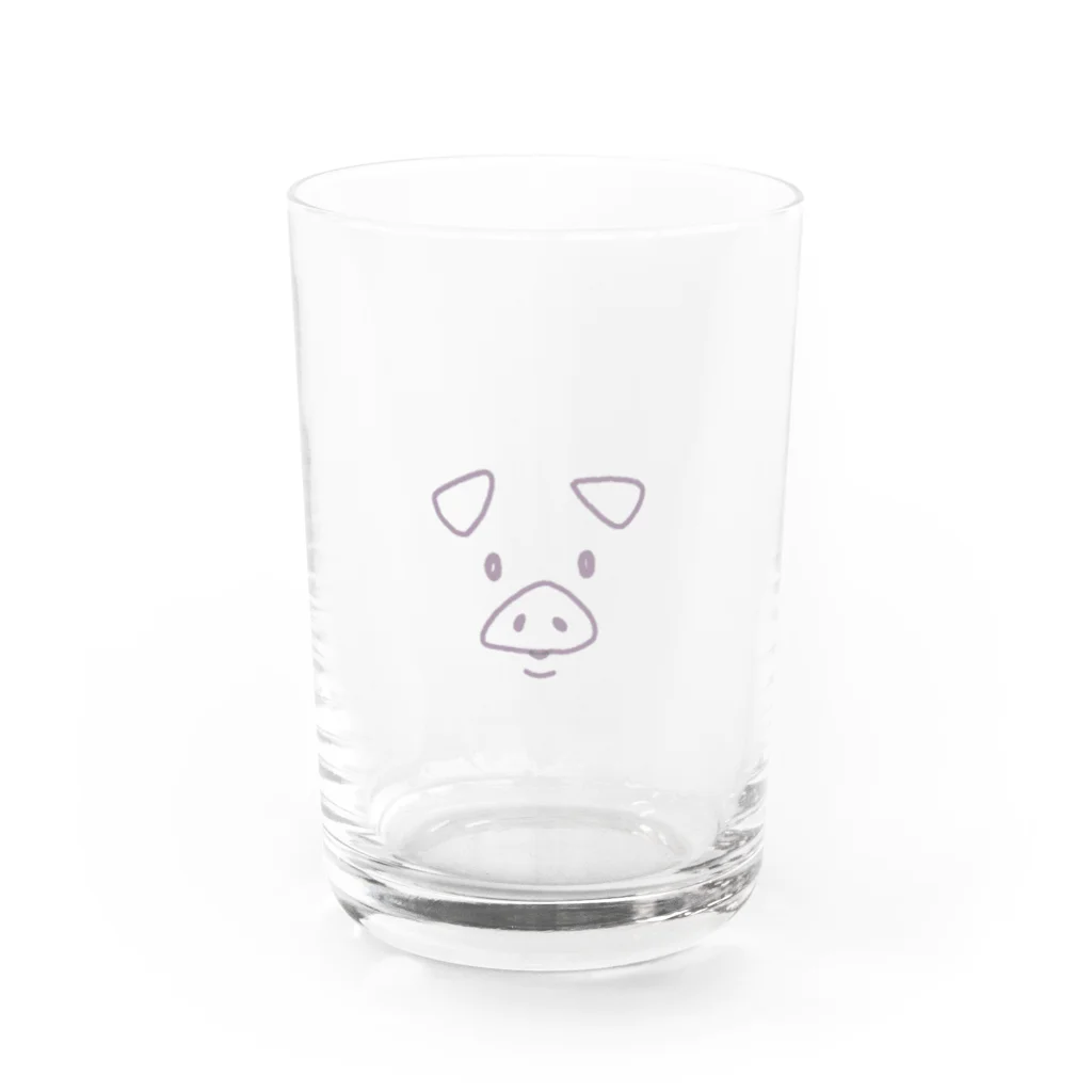 Coton Factoryの子ブタのCoton Water Glass :front