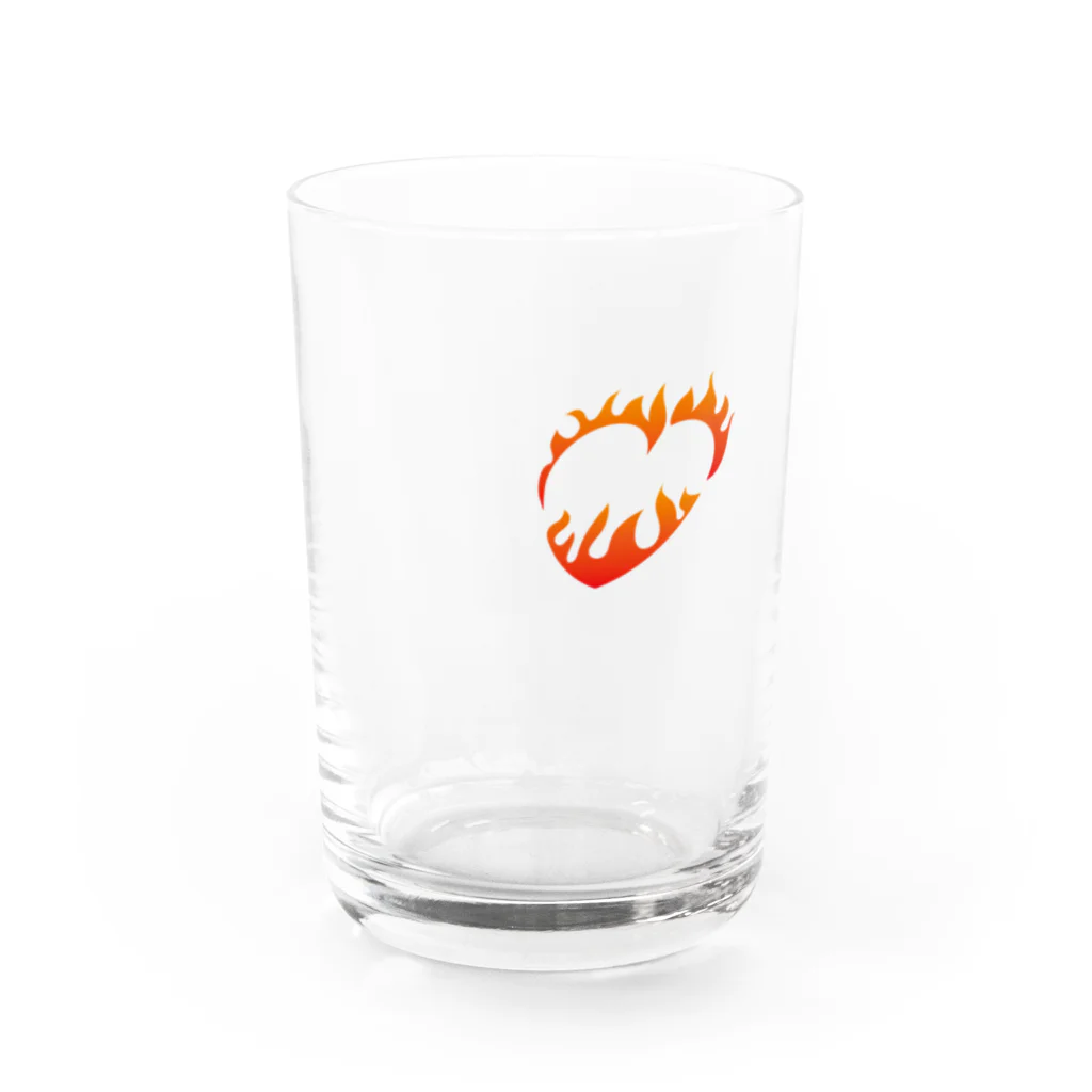 フォーヴァの情熱ハート Water Glass :front