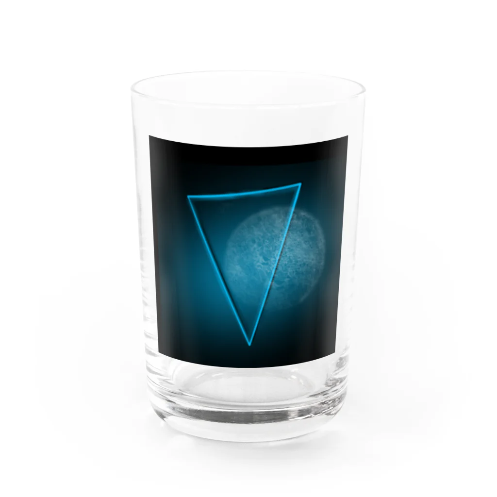 Jam- のJam-space 宇宙　トライアングル Water Glass :front