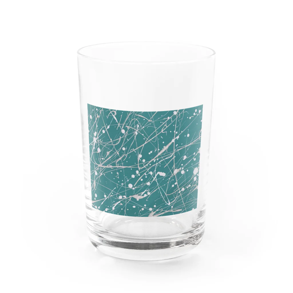 そちもち展のえのぐ白 Water Glass :front