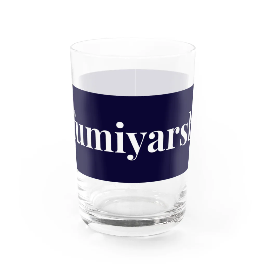 fumiyarsbarのfumiyars bar グラス前面